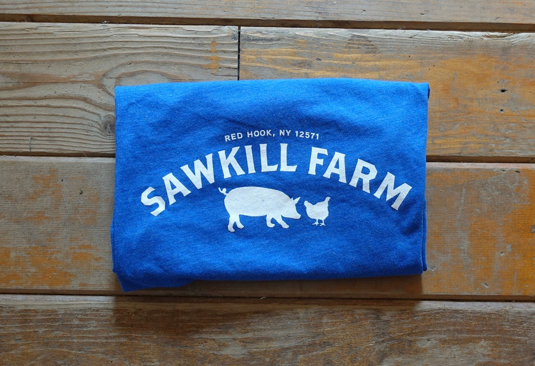 Sawkill Farm Blue Logo T
