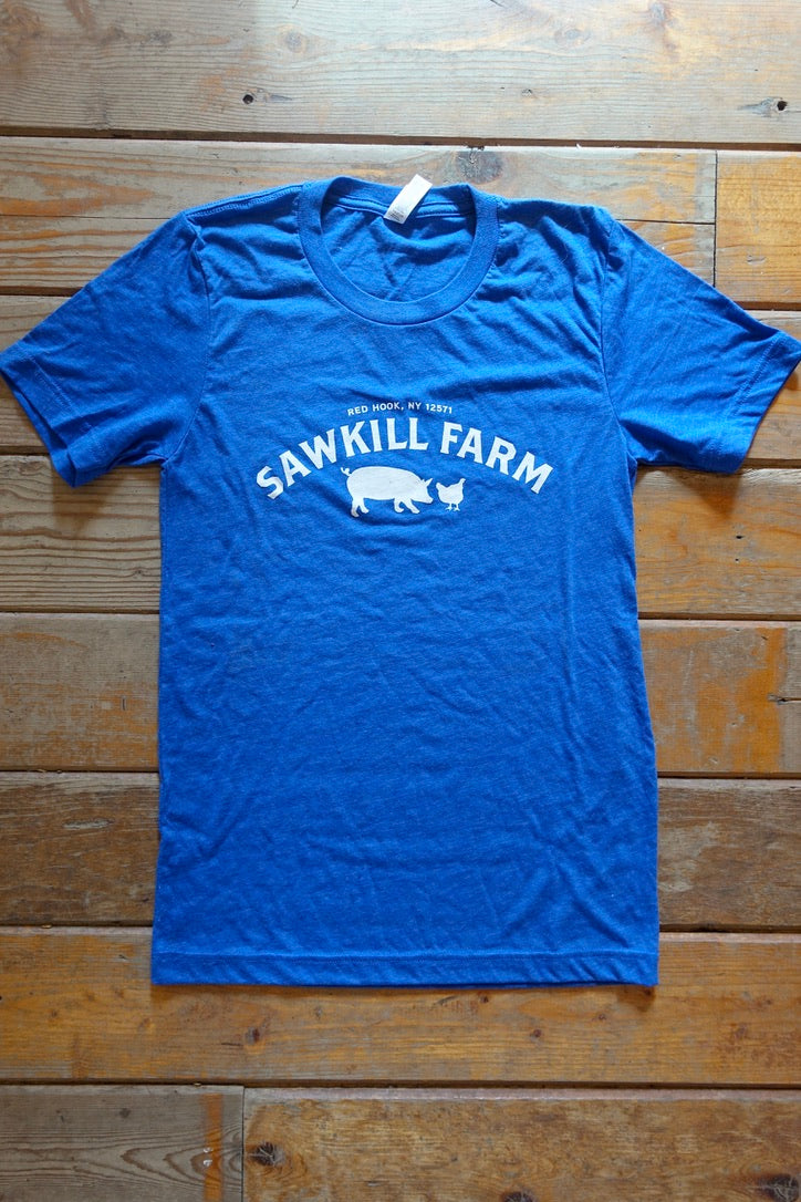 Sawkill Farm Blue Logo T